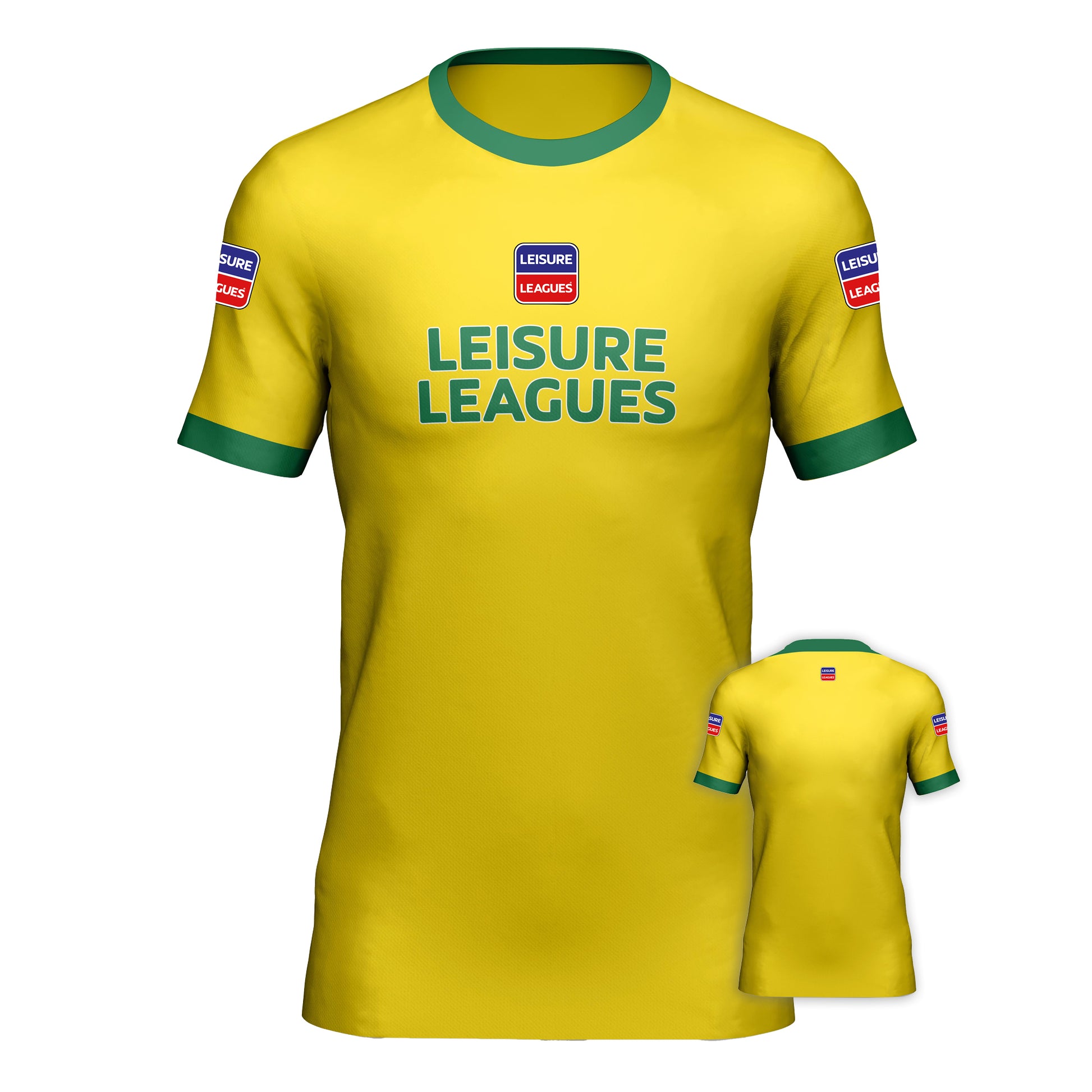 Football Shirt Leisure Leagues Kit Team Tshirt Brasilia Yellow