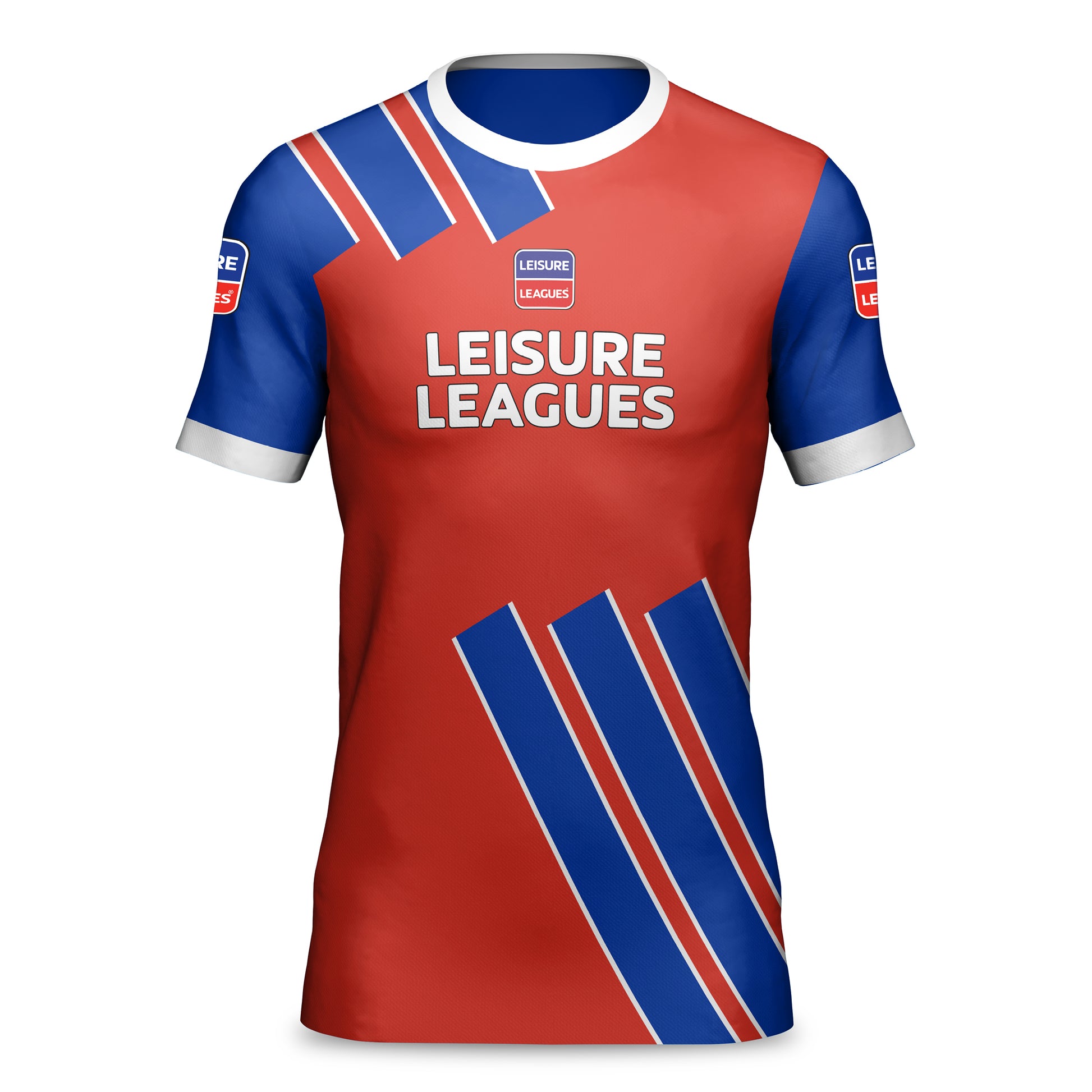 Football Shirt Leisure Leagues Kit Team Tshirt Crystal Red