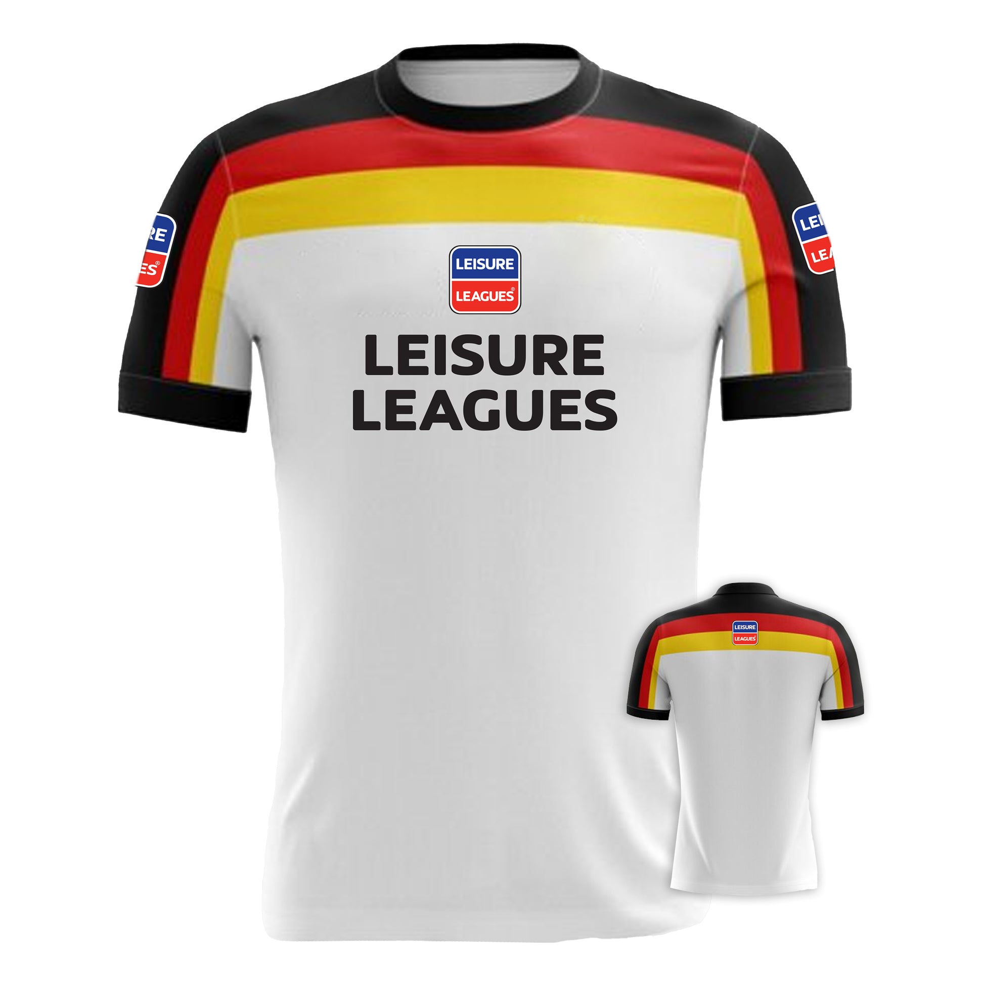 Football Shirt Leisure Leagues Kit Team Tshirt Deutschland White