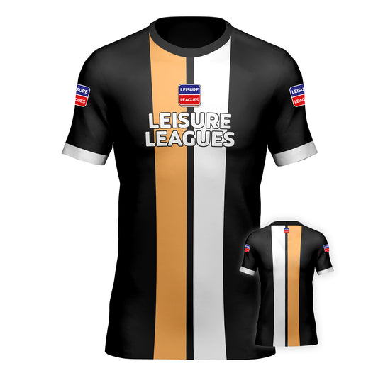 Football Shirt Leisure Leagues Kit Team Tshirt Galaxy Black