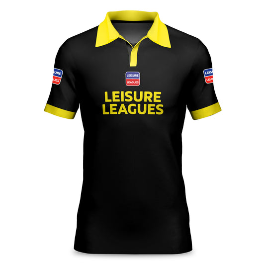 Football Shirt Leisure Leagues Kit Team Tshirt Jets Black Collar