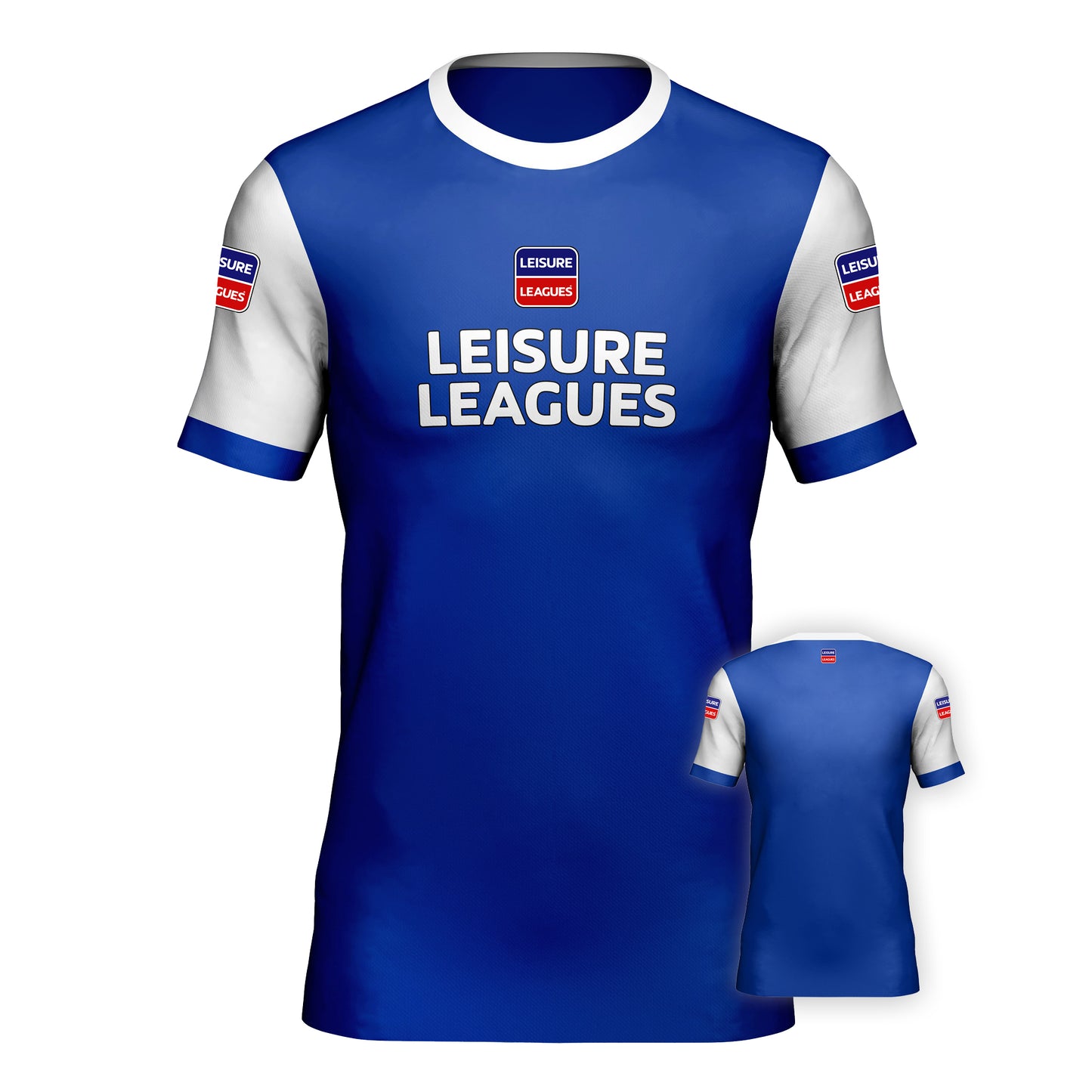 Football Shirt Leisure Leagues Kit Team Tshirt Latchford Blue
