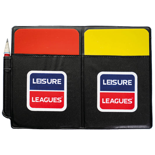 Leisure leagues football Referee Cards Red Yellow