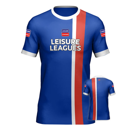 Football Shirt Leisure Leagues Kit Team Tshirt Zidane Blue
